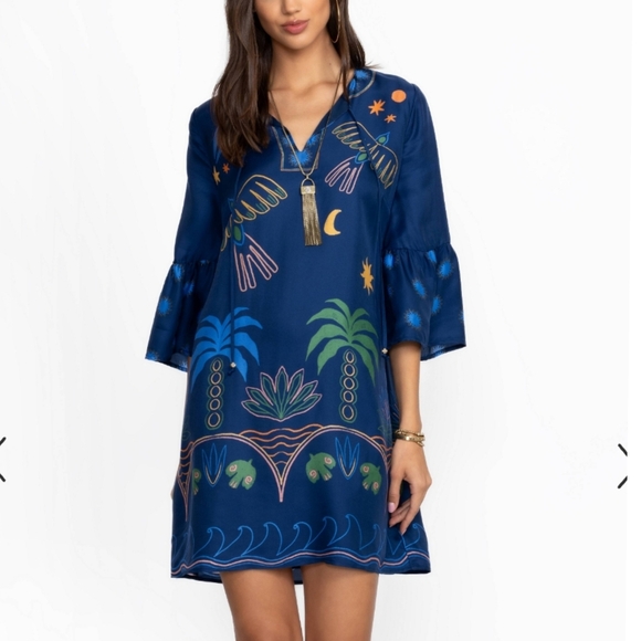 NWT Johnny Was Jade 'Lorianne' Mini Dress, XS - Picture 3 of 16